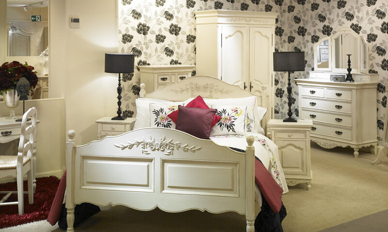 White Bedroom Furniture Set — Calm