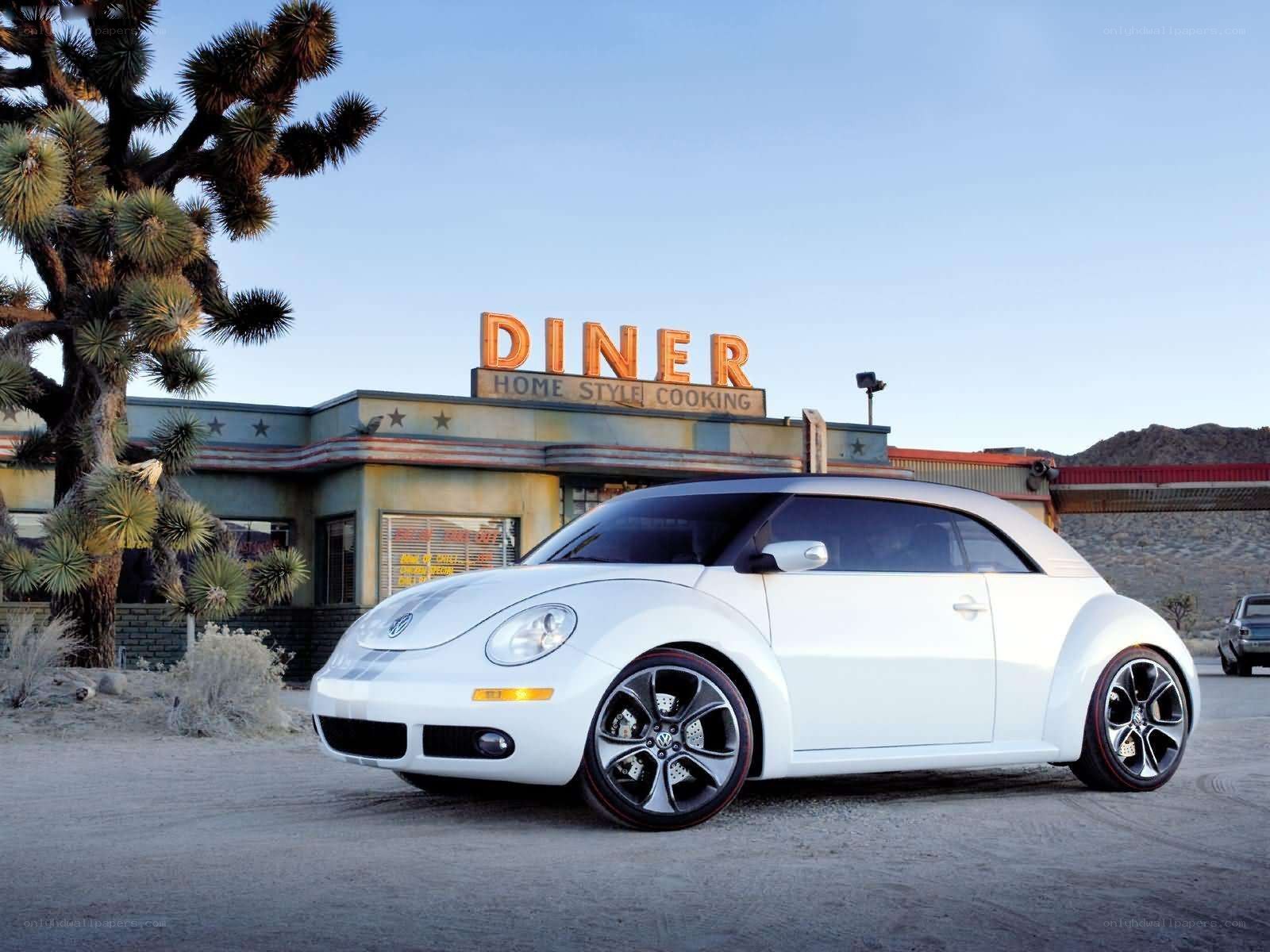 White Beetle at a desert diner