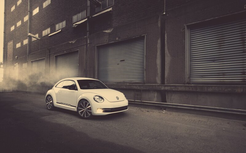White Beetle in an alley
