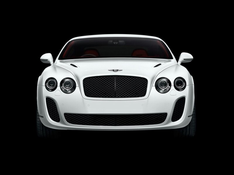White Bentley Car — Photograph