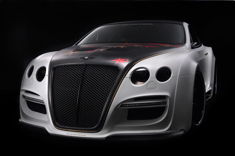 White Bentley Car
