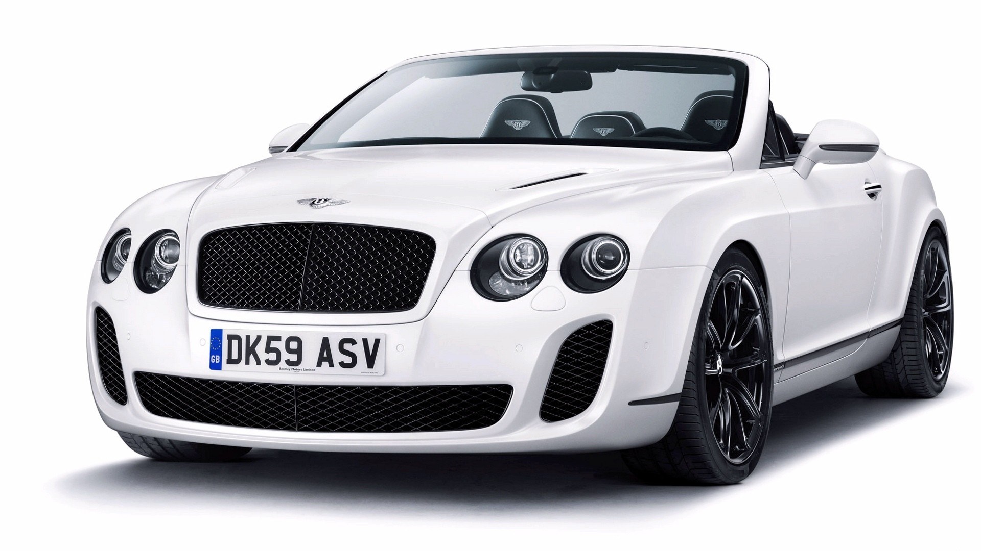 White Bentley Continental GT