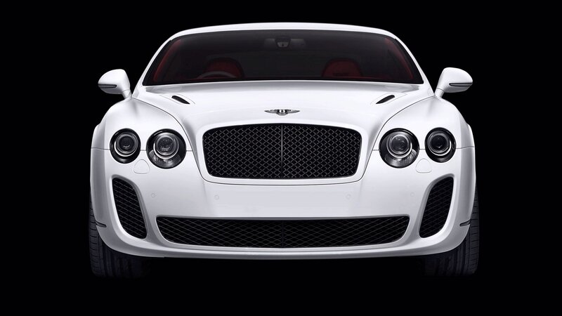 white bentley continental gt
