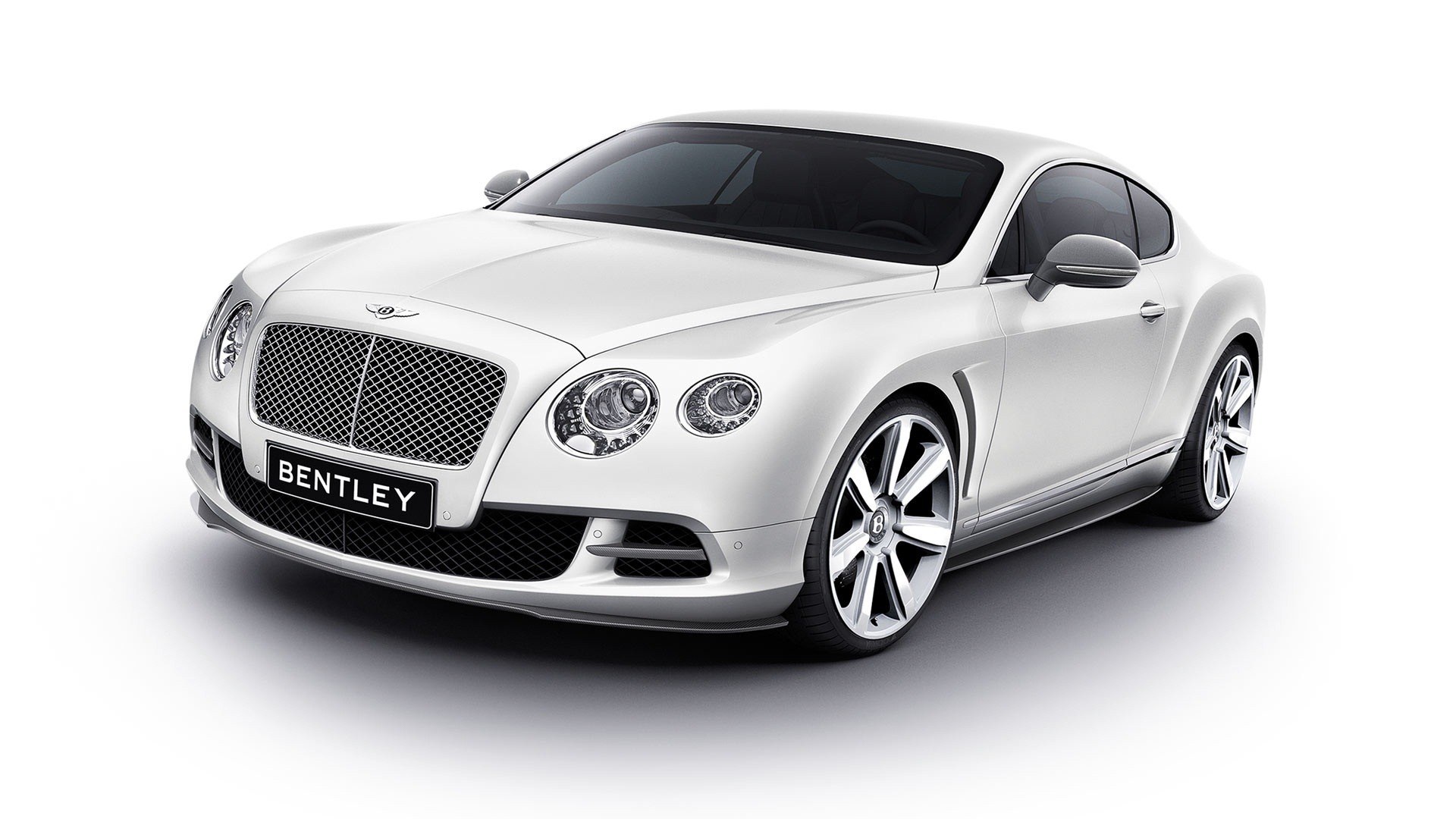 White Bentley Continental GT
