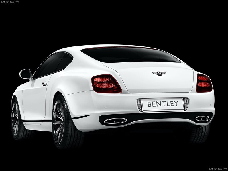 White Bentley Continental GT