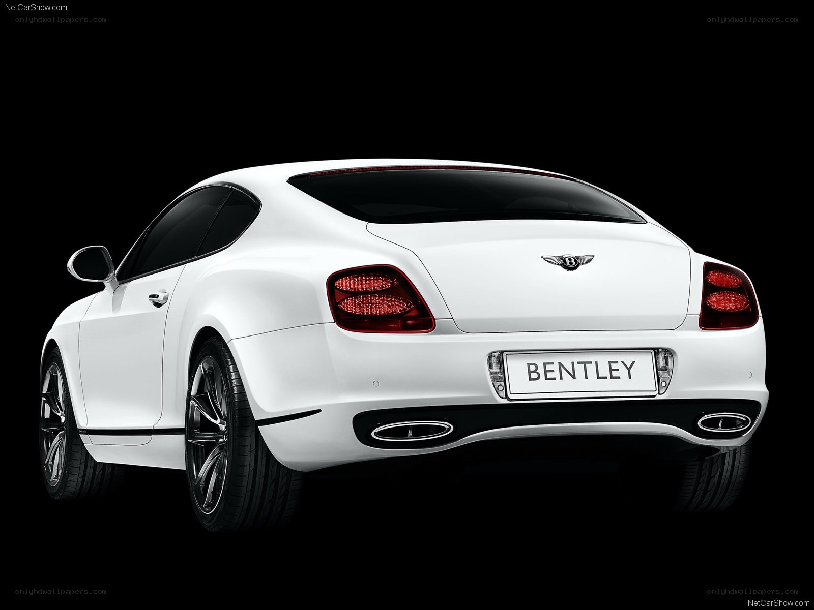 White Bentley Continental GT