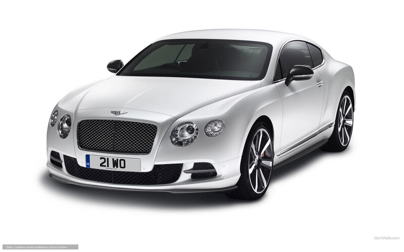 White Bentley Continental GT