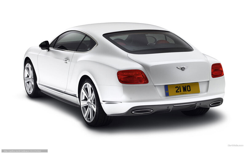 White Bentley Continental GT