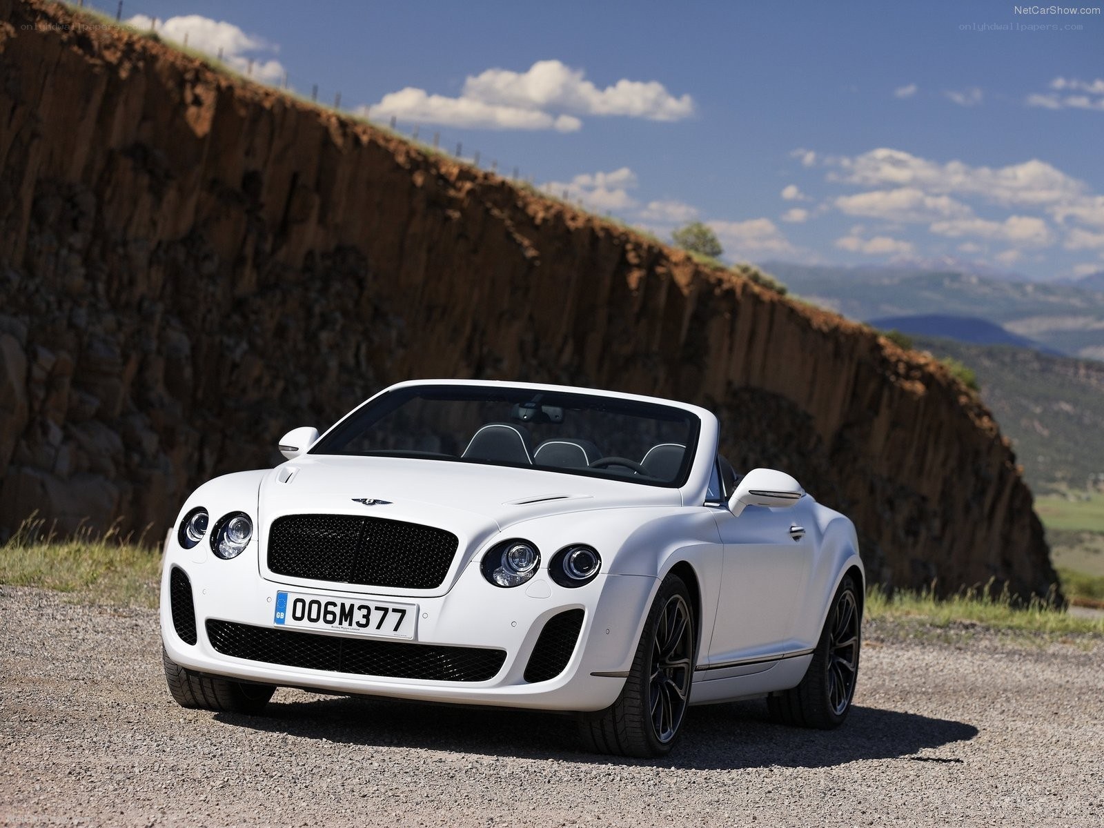 White Bentley Continental GT Convertible