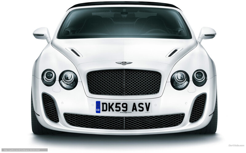 White Bentley Continental GT