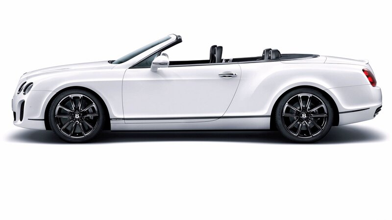 white bentley convertible