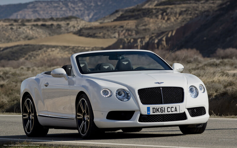 White Bentley Convertible — Serene, Afternoon, Photograph