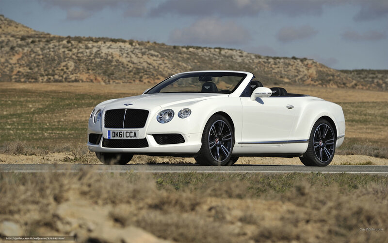 White Bentley Convertible — Serene, Afternoon