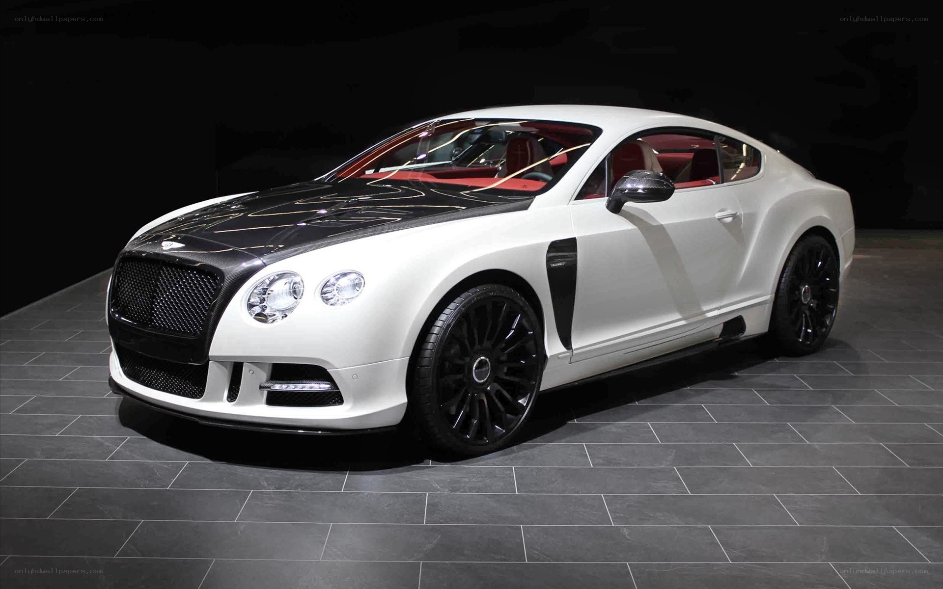 white bentley coupe