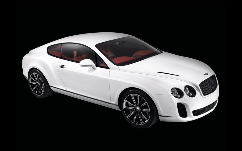 white bentley coupe