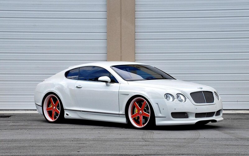 White Bentley Coupe — Calm
