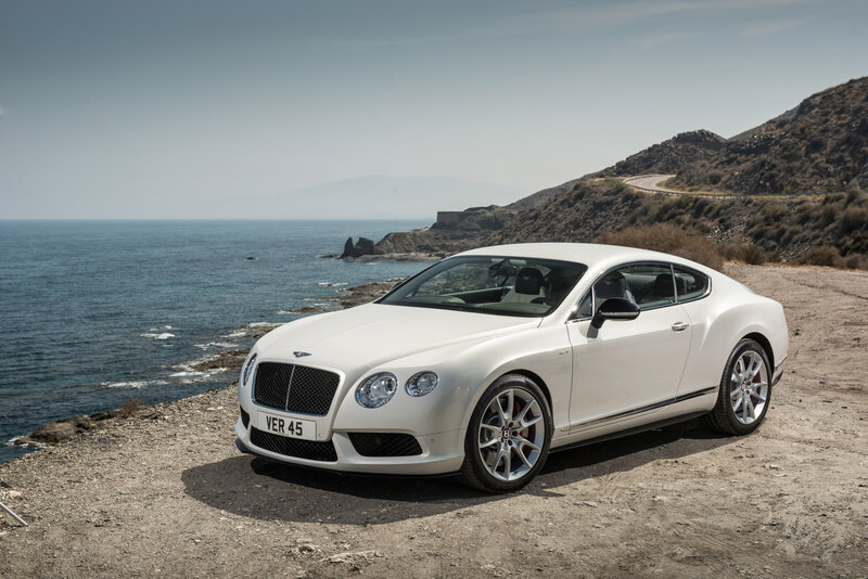 White Bentley Coupe — Serene, Afternoon