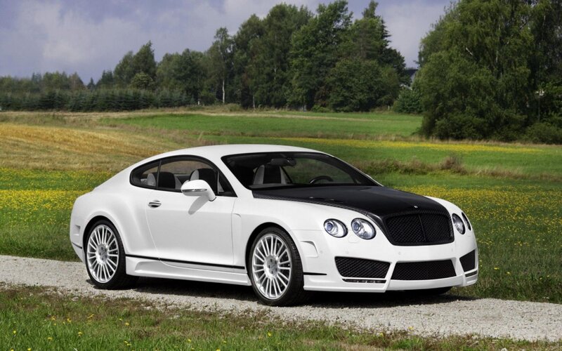 White Bentley Coupe — Serene