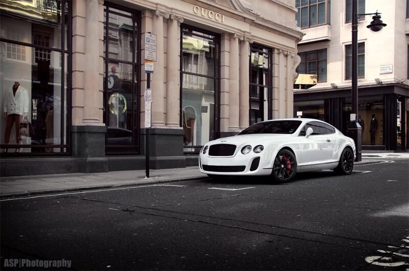 White Bentley Coupe — Urban