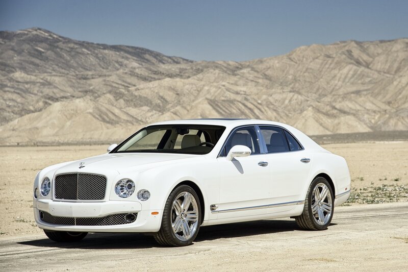White Bentley Mulsanne — Serene