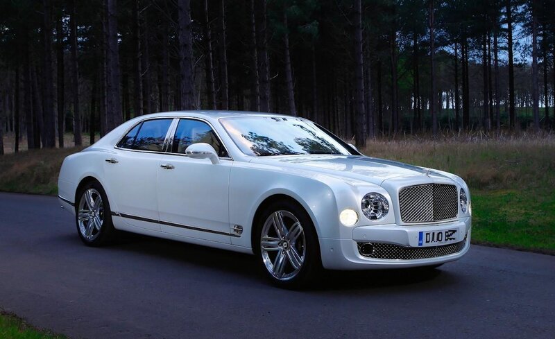 White Bentley Mulsanne
