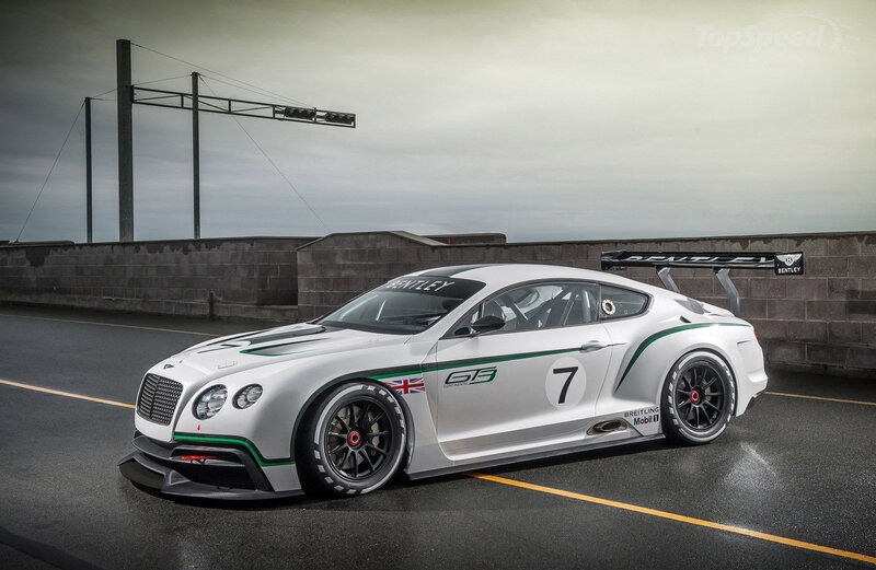White Bentley Race Car