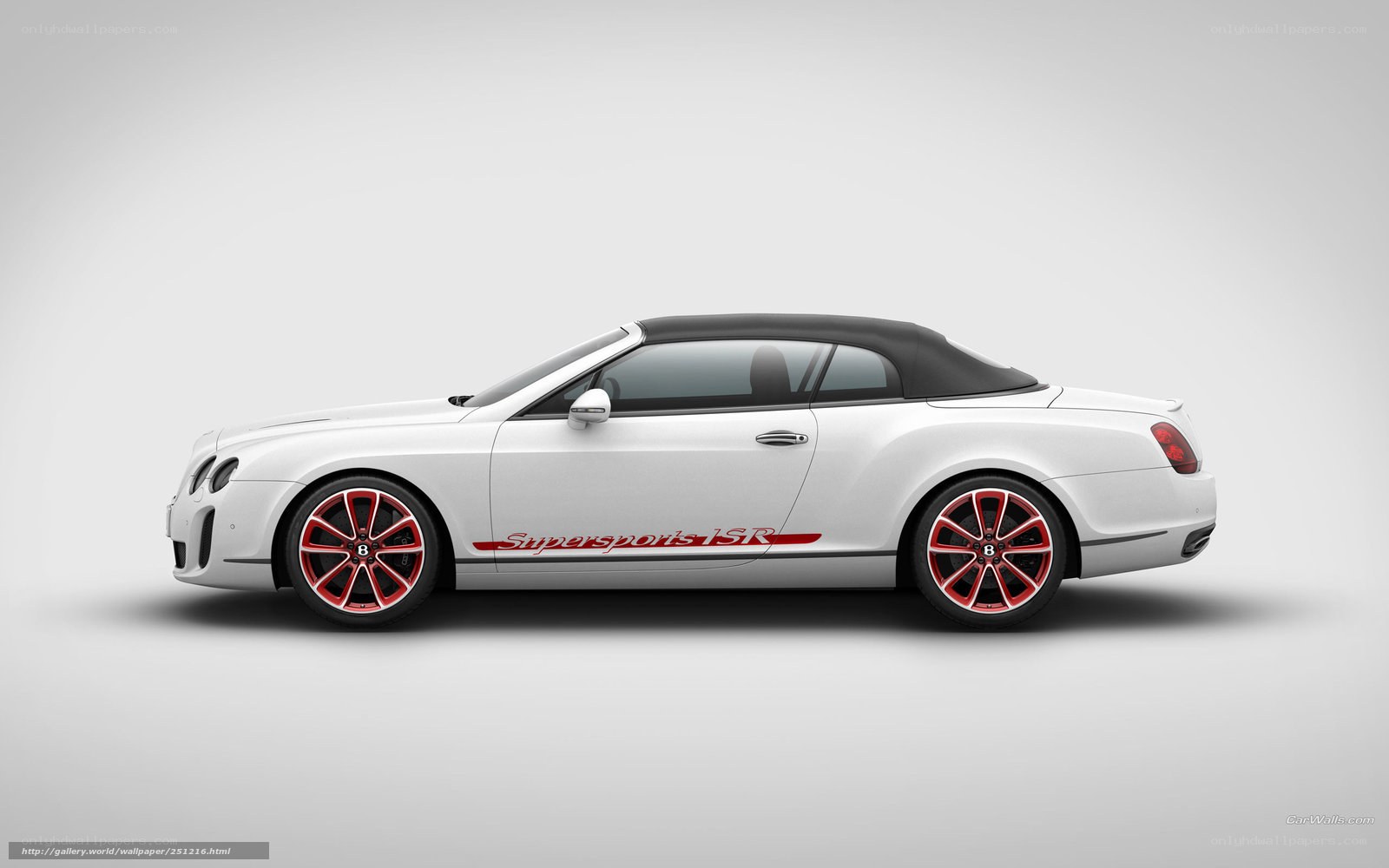 White Bentley Supersports Convertible