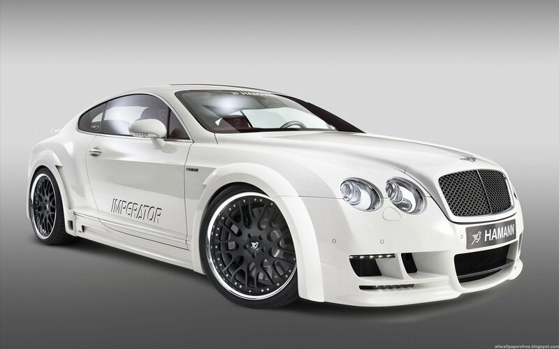 white bentley with hamann modifications