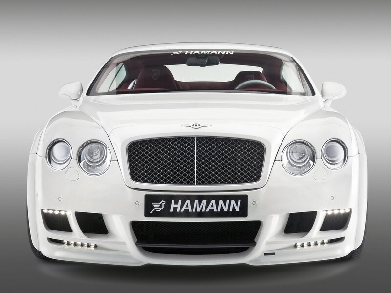 White Bentley with Hamann modifications