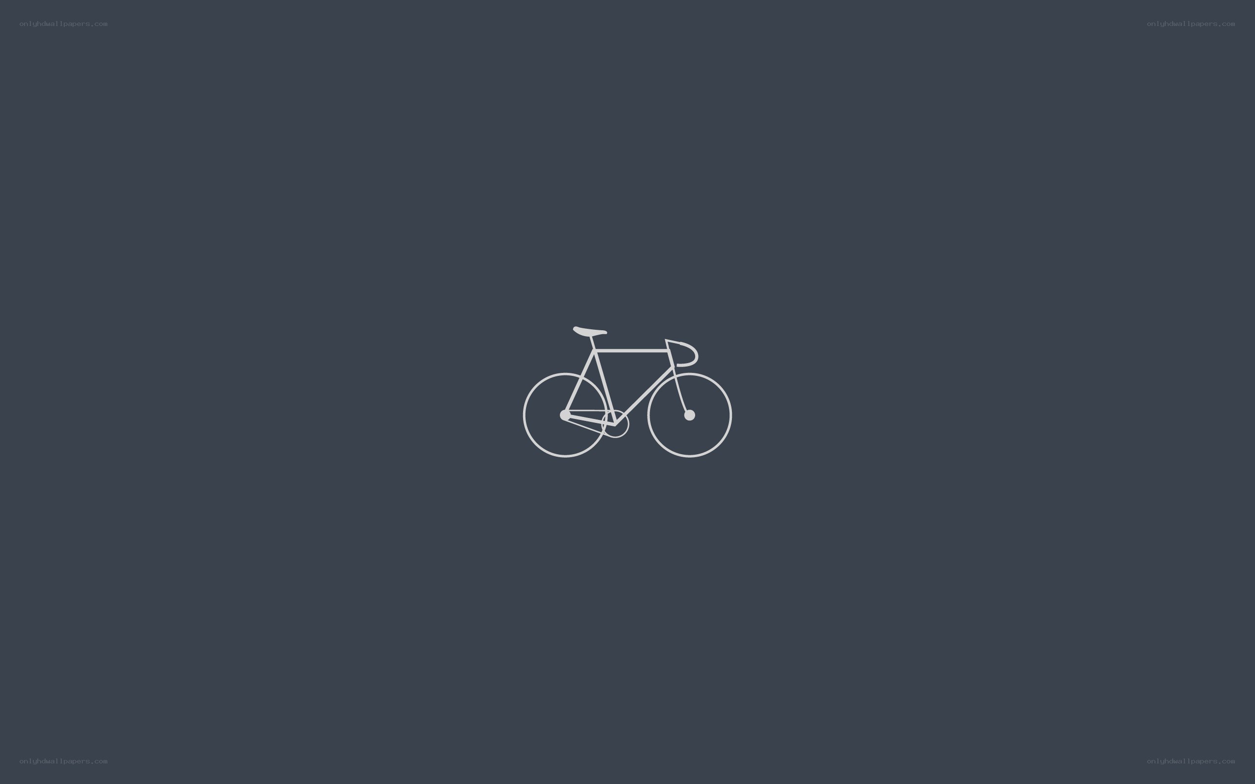 white bicycle outline