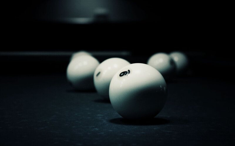 White Billiard Balls
