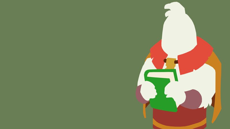 White Bird Character — Green
