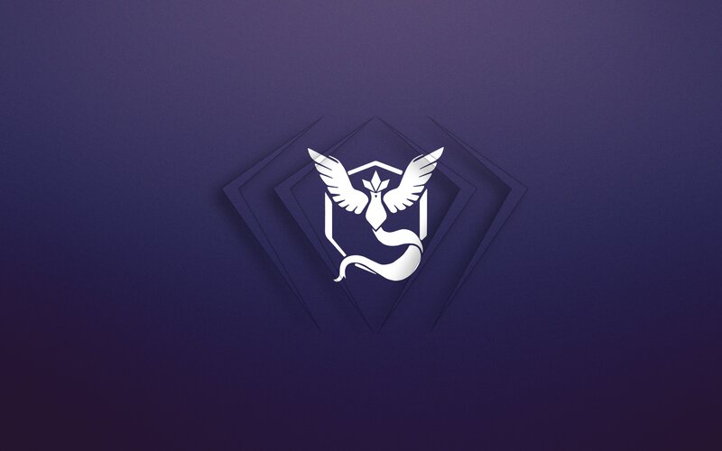 White Bird Logo — Purple, Minimalist
