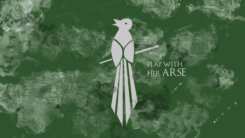 White Bird Silhouette — Green