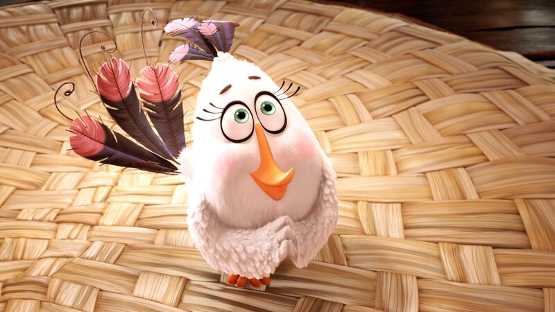 White Bird with Feathers — Playful