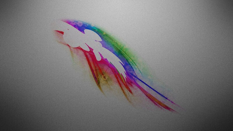 White Bird with Rainbow Wings