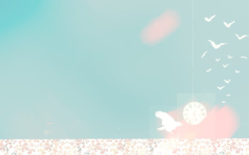 White Birds Flying — Light Blue