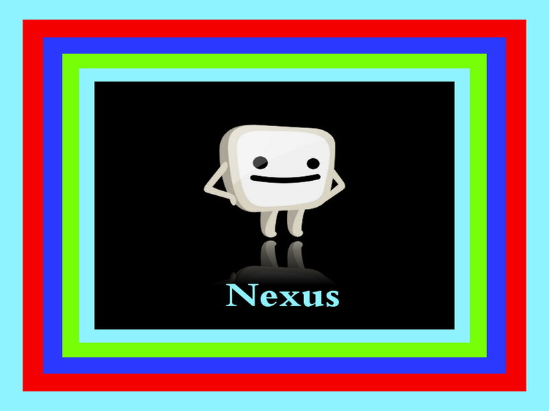 White Block Character — Black, Playful