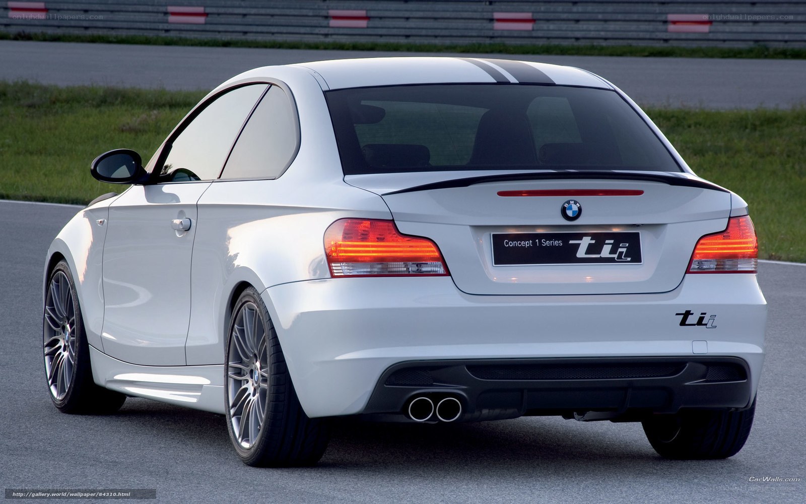 white bmw 1 series concept