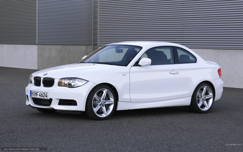 white bmw 1-series coupe