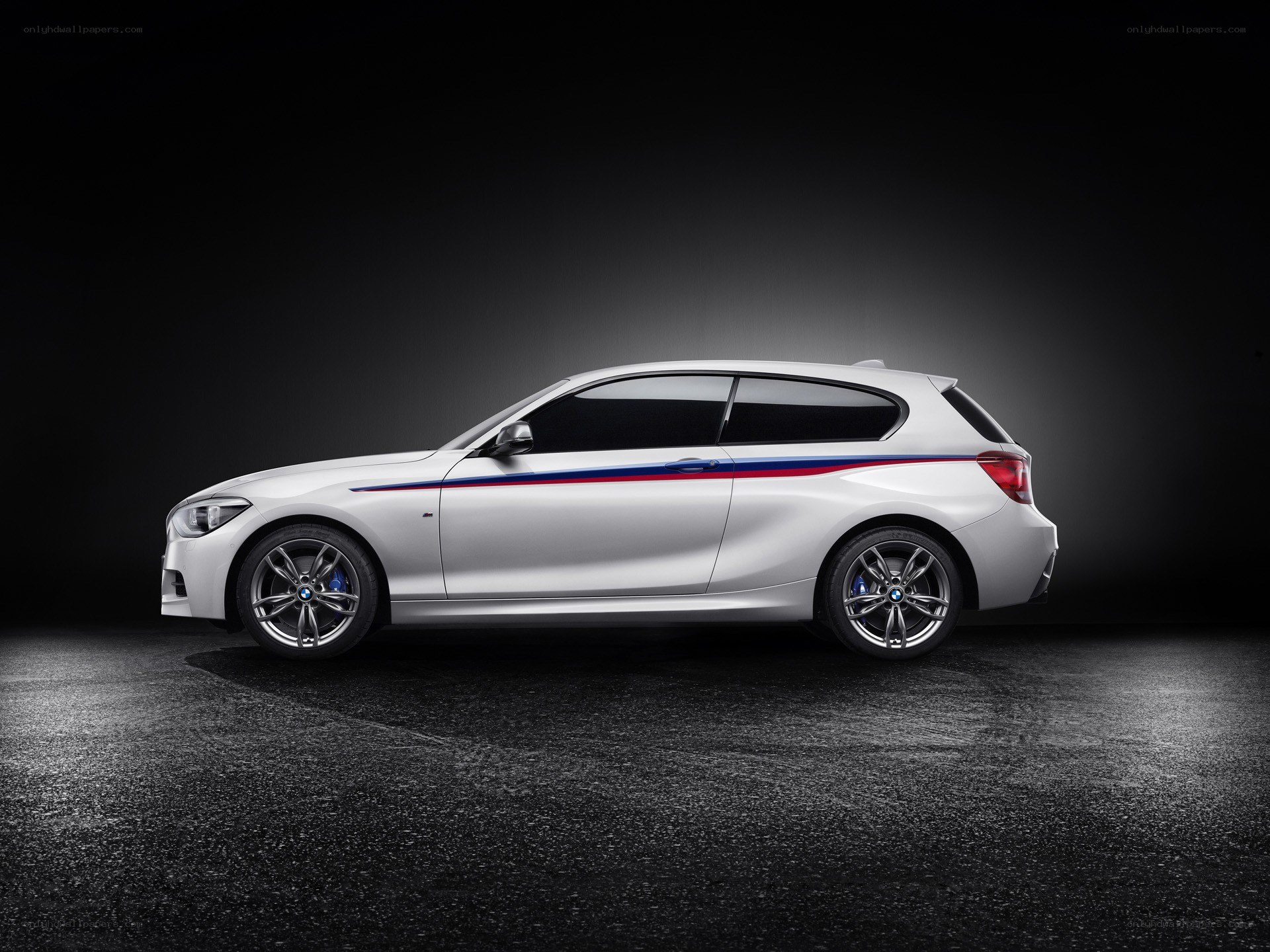 white bmw 1-series hatchback