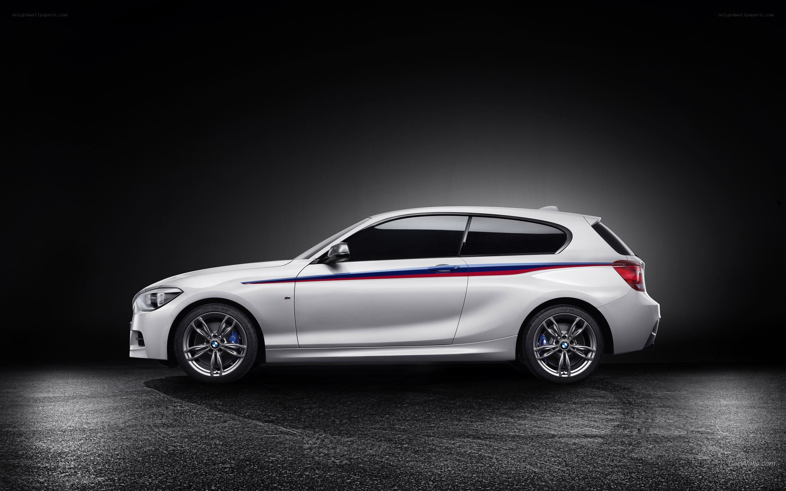 white bmw 1-series hatchback