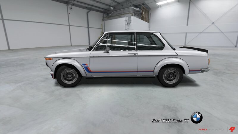 White BMW 2002 Turbo Car — Neutral