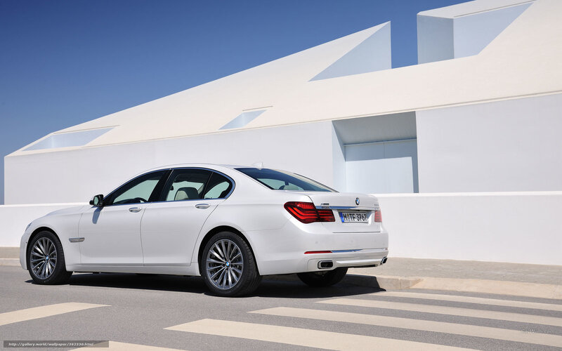 White BMW 7-Series — Serene, Afternoon, Photograph, Car