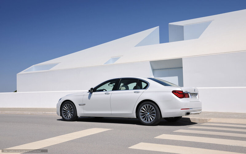 White BMW 7-series — Serene, Afternoon