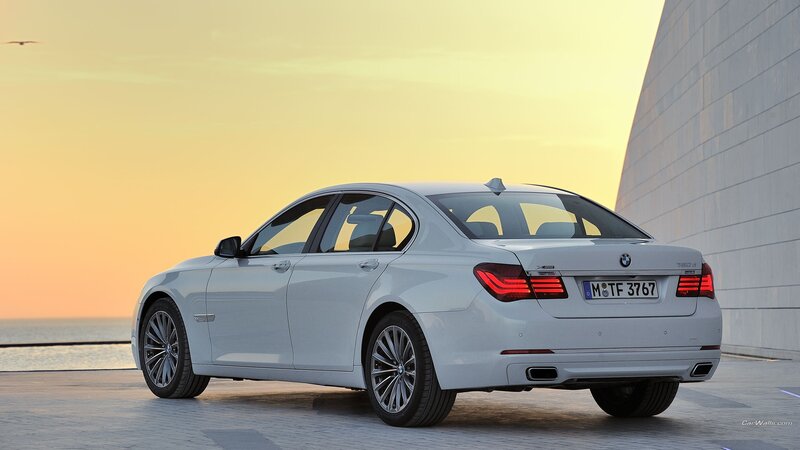 White Bmw 7-series — Serene
