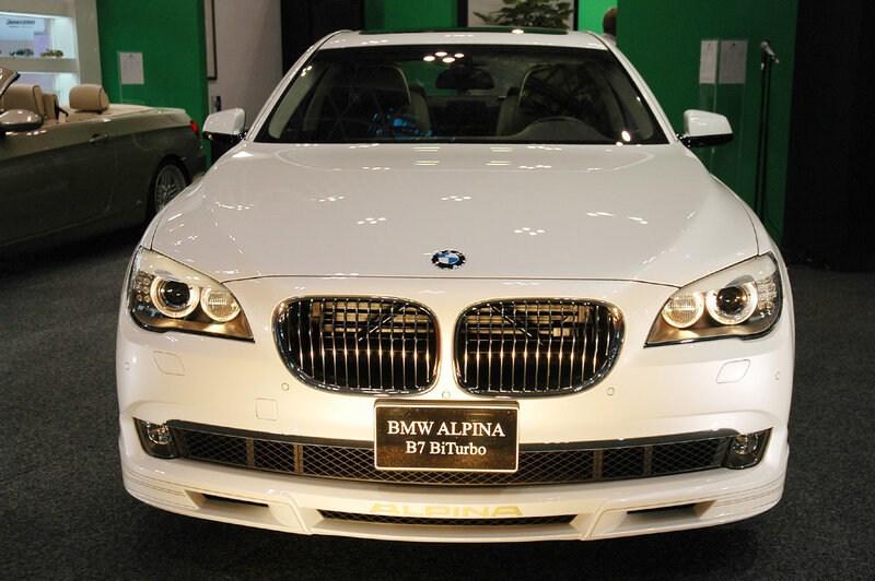 White BMW Alpina Car
