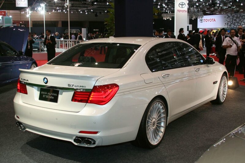 White BMW Alpina