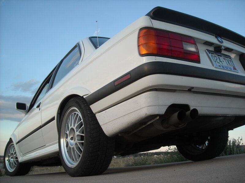 White BMW Car — Calm, Sunset