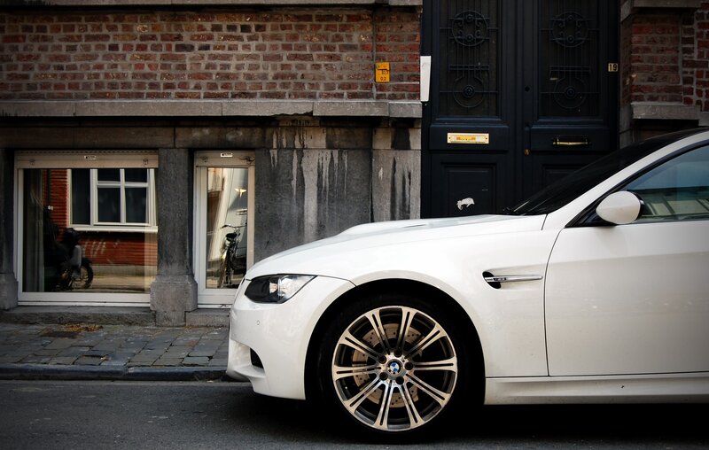 White Bmw Car — Calm